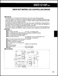 Click here to download SED1210F Datasheet