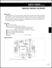 Click here to download SED1507F Datasheet