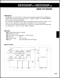 Click here to download SED2020F0B Datasheet