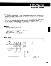 Click here to download SED2032F0B Datasheet