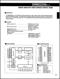 Click here to download SRM22256M70 Datasheet