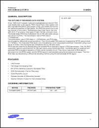 Click here to download S1A0905 Datasheet