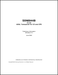 Click here to download S5N8944B Datasheet