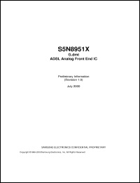 Click here to download S5N8951X Datasheet