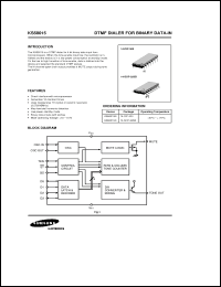 Click here to download KS58015D Datasheet
