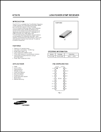 Click here to download KT3170 Datasheet