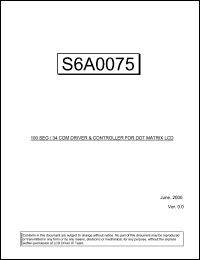 Click here to download S6A0075 Datasheet