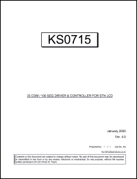 Click here to download KS0715TB-XX-L4TF Datasheet