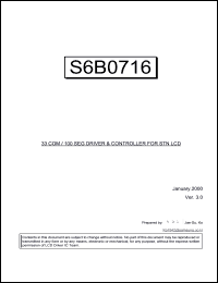 Click here to download S6B0716 Datasheet