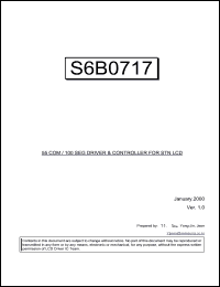 Click here to download S6B0717 Datasheet