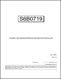 Click here to download S6B0719 Datasheet