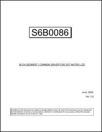 Click here to download S6B0086 Datasheet