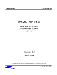 Click here to download K4D263238A-GC40 Datasheet