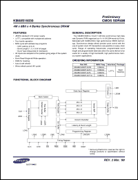 Click here to download K4S281632B-TL10 Datasheet
