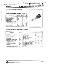 Click here to download MPS5179 Datasheet