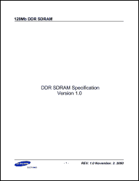 Click here to download K4H640438B-TCB0 Datasheet