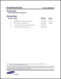 Click here to download K9T1G08U0 Datasheet