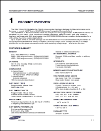 Click here to download KS57C0504 Datasheet