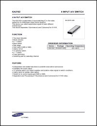 Click here to download KA2192 Datasheet