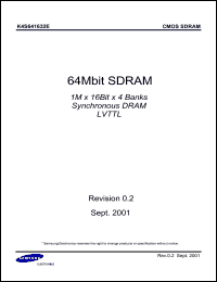 Click here to download K4S641632E-TC75 Datasheet