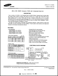 Click here to download KM44V4104BK Datasheet