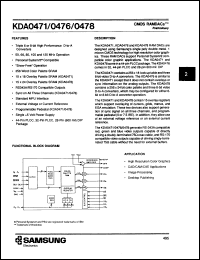 Click here to download KDA0478PL-80 Datasheet