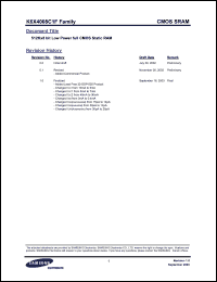 Click here to download K6X4008C1F-VB70 Datasheet