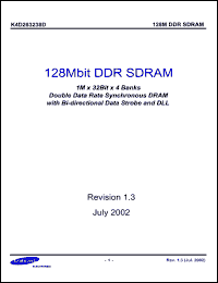 Click here to download DS_K4D263238 Datasheet