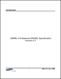 Click here to download K4C89083AF-GCF5 Datasheet