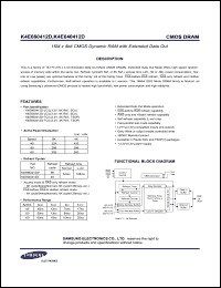 Click here to download K4E660412D Datasheet