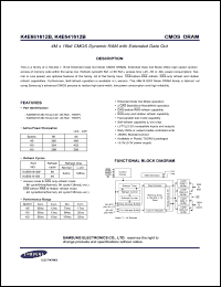 Click here to download K4E661612B-L Datasheet