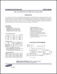 Click here to download K4F640412D Datasheet