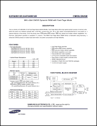 Click here to download K4F640812D Datasheet