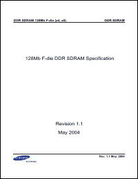 Click here to download K4H280838F-TC/LB3 Datasheet