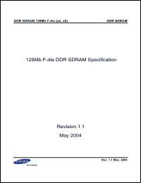 Click here to download K4H280438F-TC/LA2 Datasheet