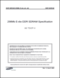 Click here to download K4H560838E Datasheet