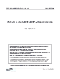 Click here to download K4H560838E-TC/LB0 Datasheet