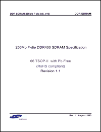 Click here to download K4H560838F-UCC4 Datasheet