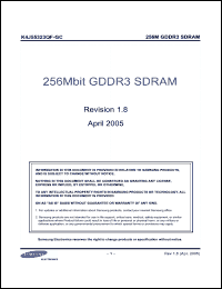 Click here to download K4J55323QF-GC Datasheet