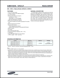 Click here to download K4M511633E-Y Datasheet