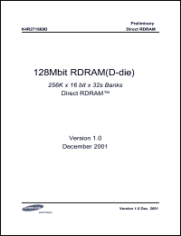 Click here to download K4R271669D-T Datasheet