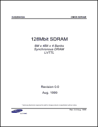 Click here to download K4S280432A Datasheet