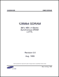 Click here to download K4S280432B Datasheet