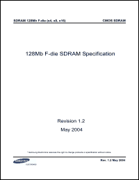 Click here to download K4S281632F-TL75 Datasheet