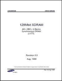 Click here to download K4S280832B-TL1H Datasheet