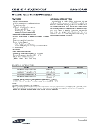 Click here to download K4S283233F Datasheet