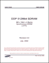 Click here to download K4S511632D-KC/L7C Datasheet