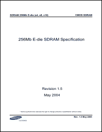 Click here to download K4S560432E-TL75 Datasheet