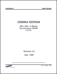 Click here to download K4S560832A Datasheet