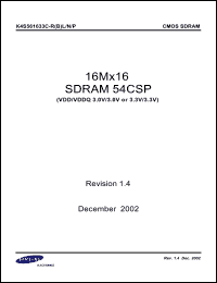 Click here to download K4S561633C-N Datasheet